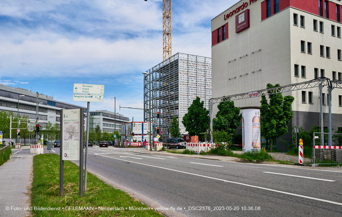 20.05.2023 - REVO Boardinghaus und Hochgarage in Neuperlach